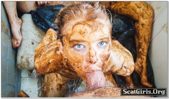 SCAT INTO MOUTH - Scat Extreme Pissing And Fuck Foursome Russians